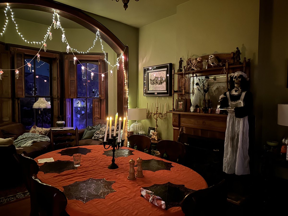 Happy Halloween! I finally got that maid my mother-in-law has been telling me to hire. Unfortunately, the only one I could afford is dead!