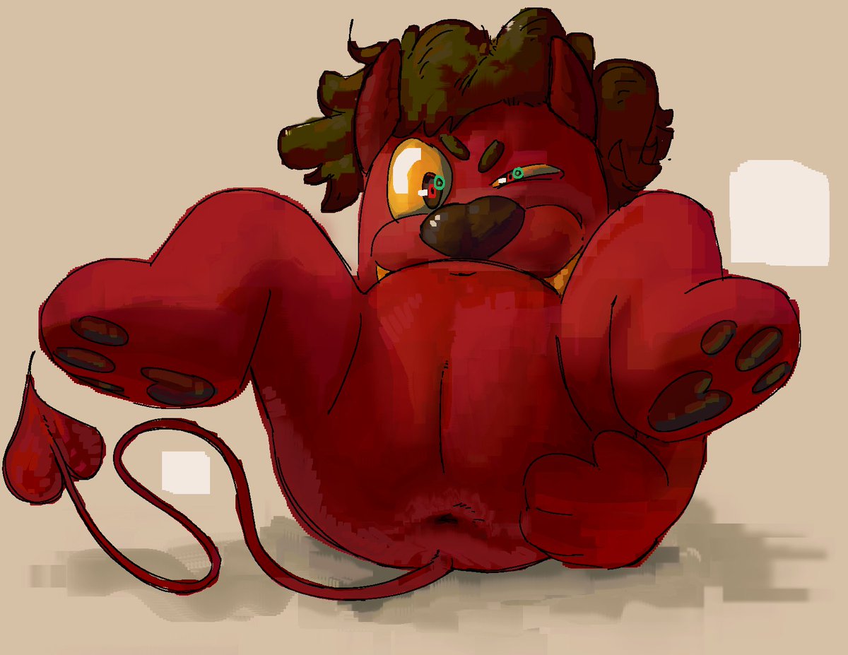 LargedRat's tweet photo. last minute halloween devilbeff https://t.co/HbBJrsNsG5