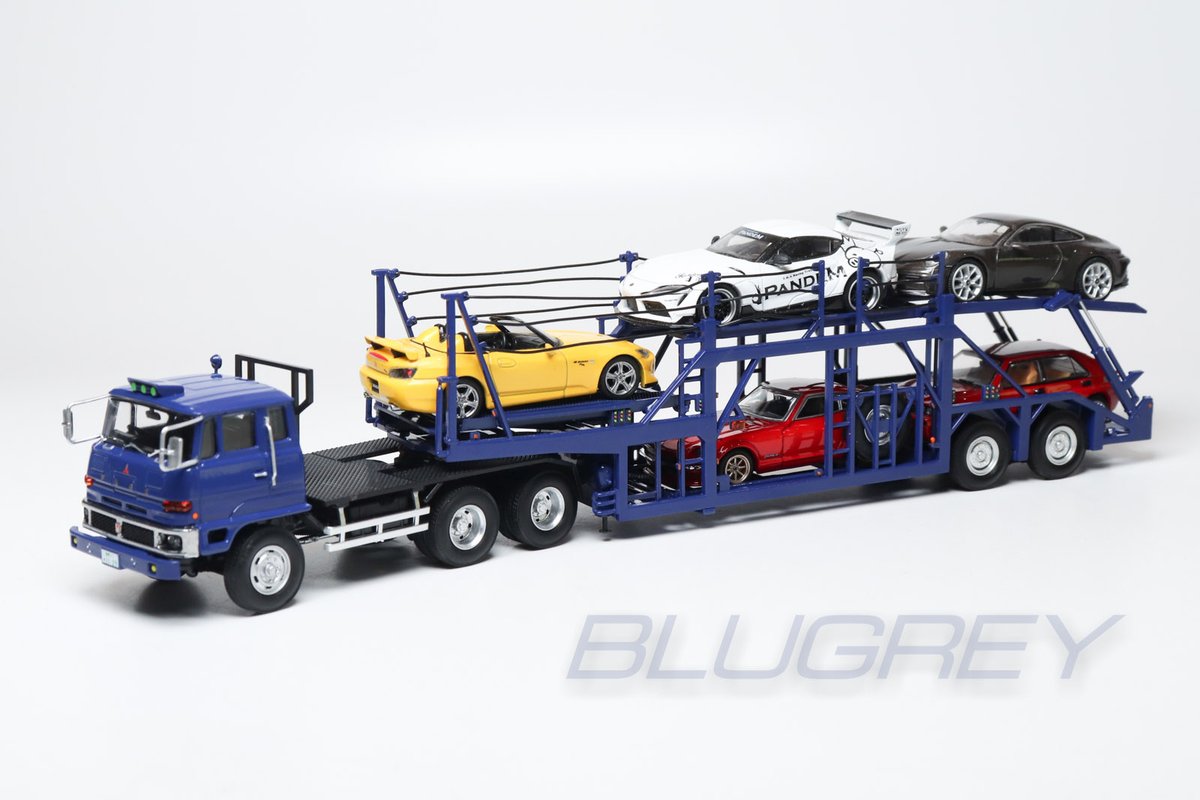 DD-MODELS 1/64 三菱ふそう FV 積載車 古い車両のためか、下段に乗せ