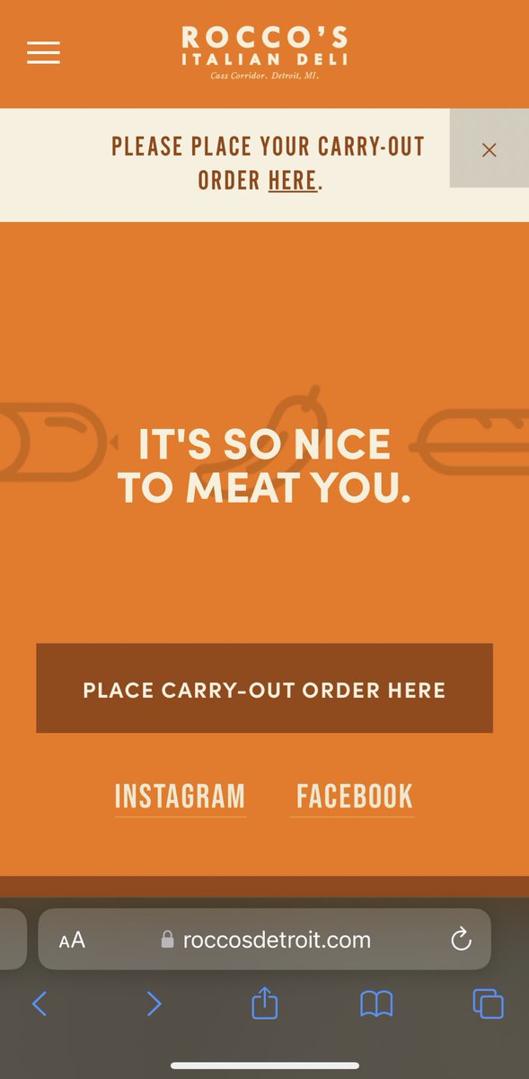 Rocco’s, y’all wild lol