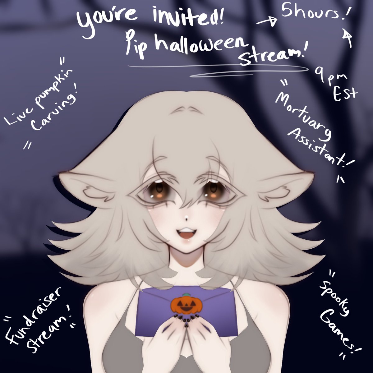 Pip!🐈⬛ 🔞 #NTVtuber (@purringpip) on Twitter photo We’re going live!
We’ll be using ✨face cam✨while we carve pumpkins then after gaming with V-City!
Last stream for <a href="/GamersOutreach/">Gamers Outreach</a> !
Ahhh nervous to show my face again ff
twitch.tv/pwuppypip
. . • ☆ . ° .• °:. *₊ ° . ☆
#Vtuber #ENVtuber We’re going live!
We’ll be using ✨face cam✨while we carve pumpkins then after gaming with V-City!
Last stream for <a href="/GamersOutreach/">Gamers Outreach</a> !
Ahhh nervous to show my face again ff
twitch.tv/pwuppypip
. . • ☆ . ° .• °:. *₊ ° . ☆
#Vtuber #ENVtuber