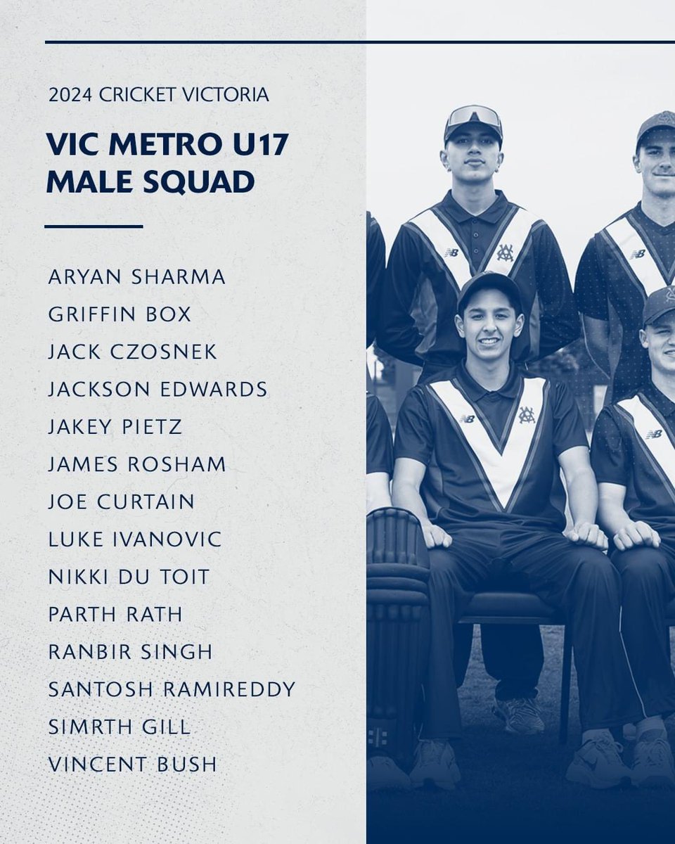 We're thrilled to name our 14-player squads for the Under 17 Male Championships which will take place in January 2025 🙌🏻 🎉 

READ MORE: bit.ly/3AkjQkS