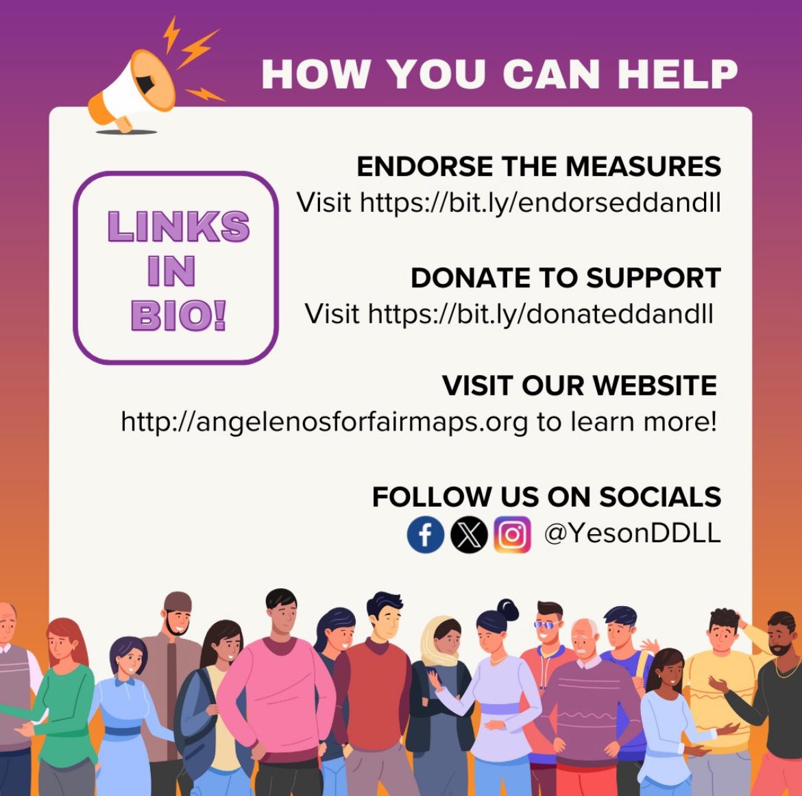 🎉 A huge thank you to <a href="/EunissesH/">Eunisses Hernandez</a> for endorsing Measures DD &amp; LL! Your support moves us towards fair maps for LA City &amp; LAUSD. Measures DD &amp; LL aim to establish an independent redistricting commission, ensuring fair representation for all. Endorse: bit.ly/endorseddandll