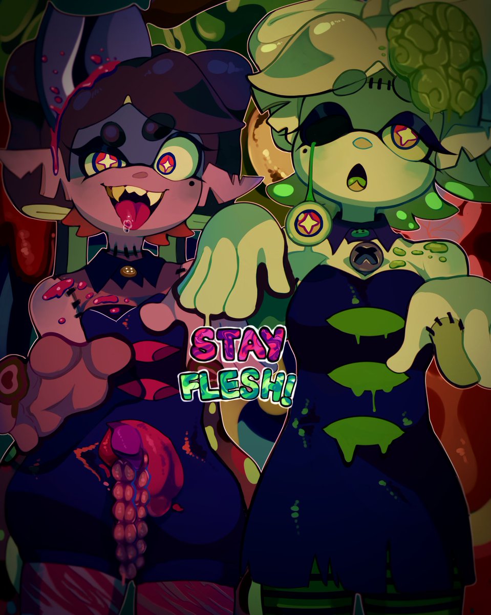 [#splatoon] STAY FLESH! ☠️