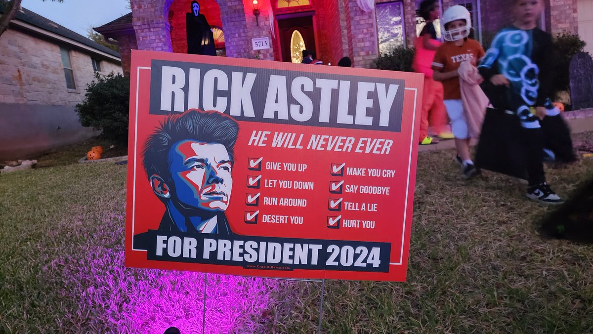 Best political sign of the #election2024 season! #txlege