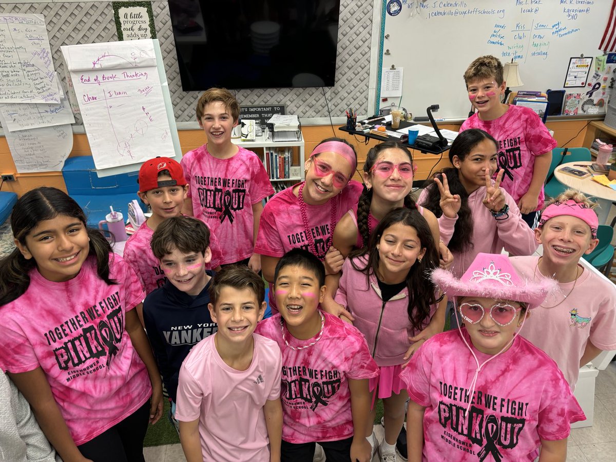 JenCalendrillo's tweet image. Pink Out Day was a blast on Team 3! The EMS Phantom was a huge hit, PTO!⁦⁦@WPSEisenhower⁩