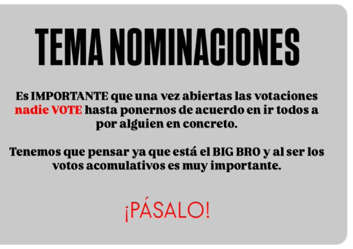 tvrealityonline's tweet photo. #GHGala9 tranquilos hay tiempo https://t.co/ktw3IjolTa
