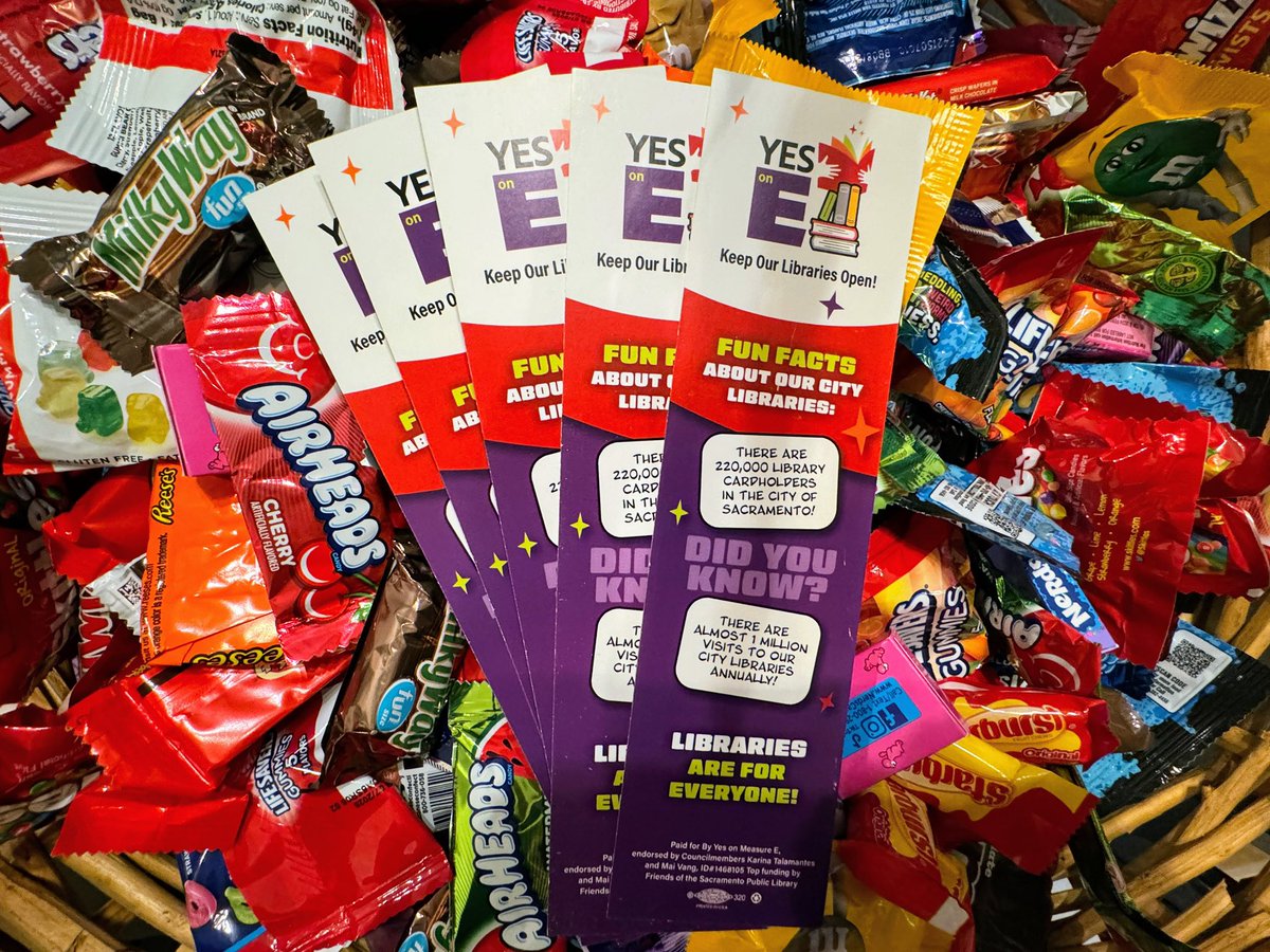 Why are libraries the spookiest places to be on Halloween?

Because they’re full of boo-ks!! 👻

Have fun. Be safe. And Happy HallowEEEEn! Easy Yes on E.🎃💜📚