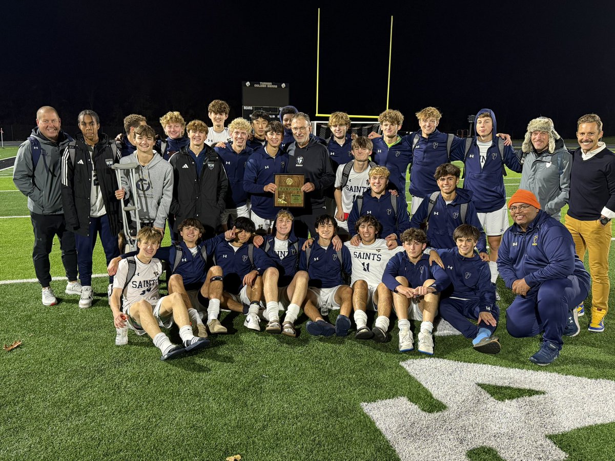 Saints win 33rd Regional Title, 22nd in a row with a 3-1 win over the Turner Golden Bears. Goals: Ragan. Weinberg. Befort. STA. 11-6-1.
