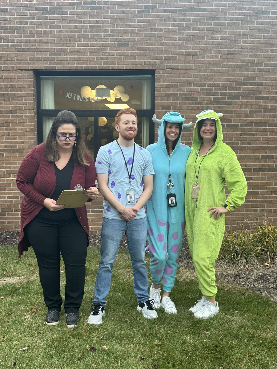 VO Staff representing Pixar movies. 💚