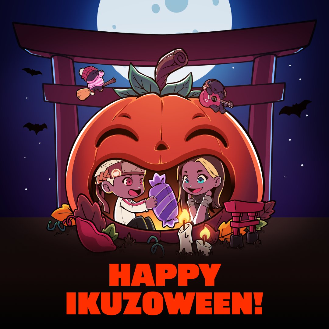 Happy IKUZOWEEN!

This was the teaser image we put together for our #Halloween group commission.

Featuring my wife, <a href="/charri_eth/">Charri 🍒</a> ❤️🎃