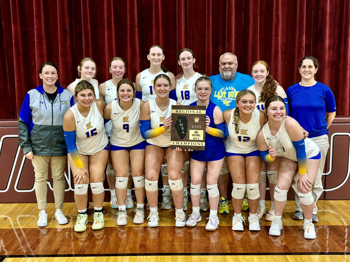 Stephens6Cj's tweet photo. Southeastern Suns win the Havana 1A Regional with a victory over Triopia! https://t.co/v1mcsUNANM