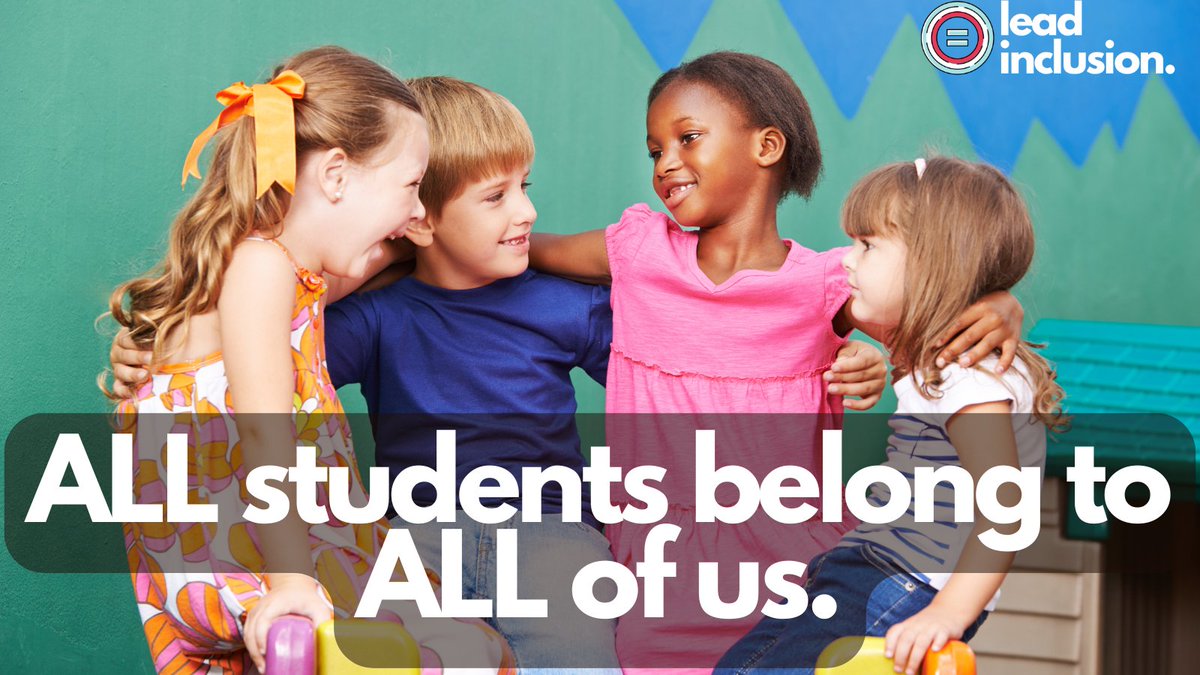 👥 Students who have #IEPs do not *belong* to special education. They are general #education #students. ALL students belong to ALL of us. #LeadInclusion #EdLeaders #Teachers #UDL #TeacherTwitter