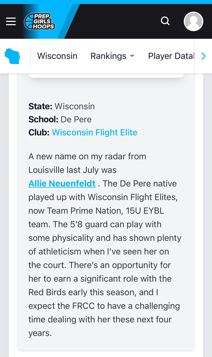 Allie Neuenfeldt (@allieneuenfeldt) on Twitter photo Thank you <a href="/PrepGirlsHoops/">Prep Girls Hoops π</a> for the write up! Canβt wait for my first high school season to kick off in 11 days!!
<a href="/DPGirlsBB/">De Pere Girls BBall</a> Thank you <a href="/PrepGirlsHoops/">Prep Girls Hoops π</a> for the write up! Canβt wait for my first high school season to kick off in 11 days!!
<a href="/DPGirlsBB/">De Pere Girls BBall</a>