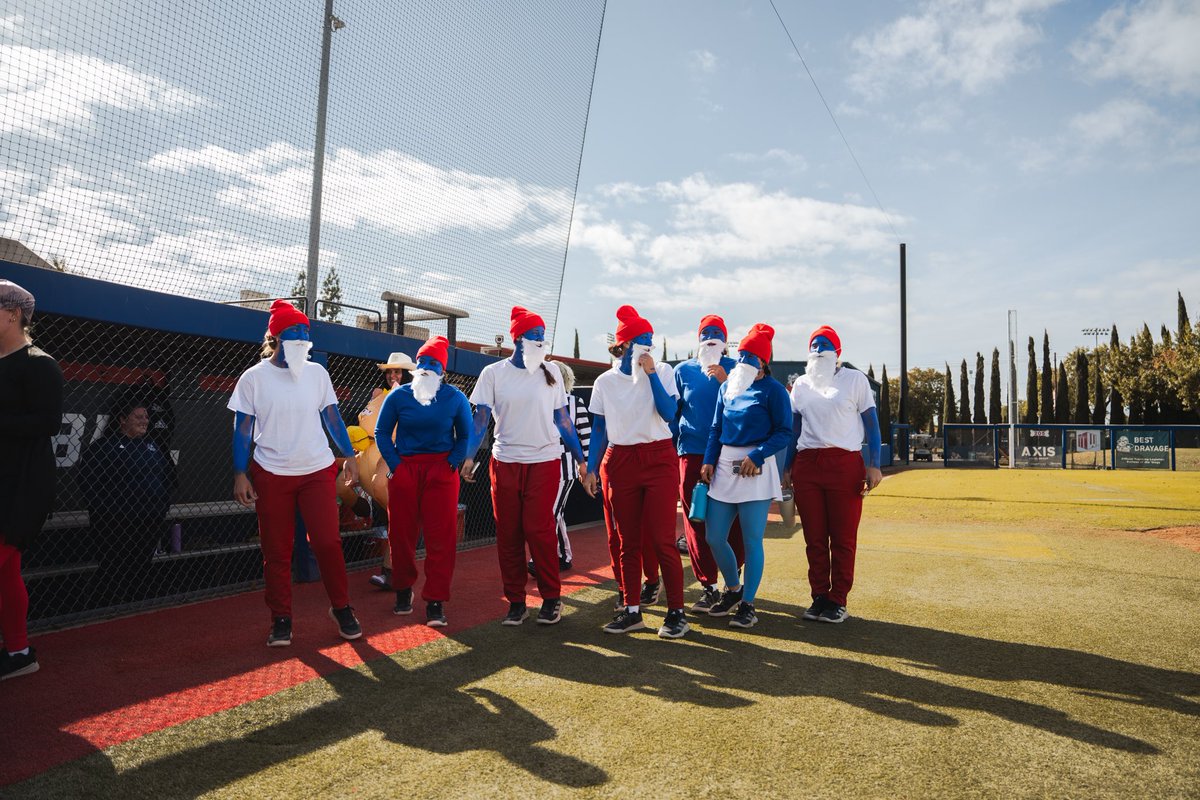 FresnoStateSB's tweet image. Smurfin’ around 💙