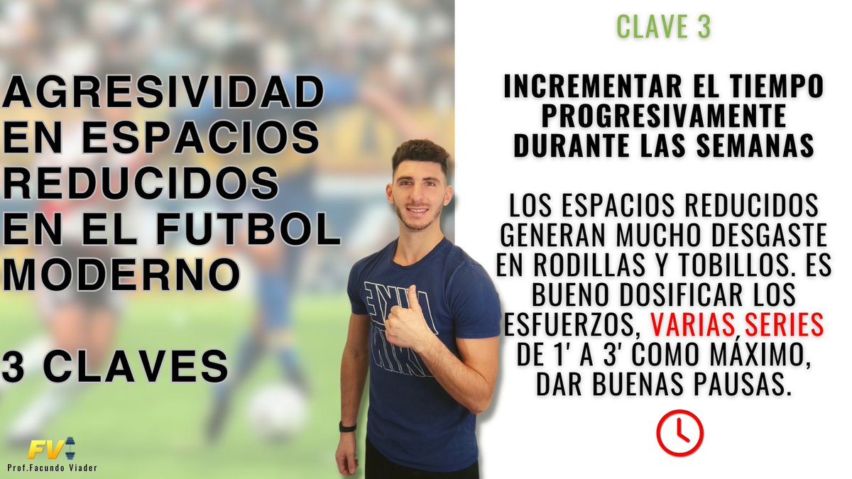 ⚽ESPACIOS REDUCIDOS
➡Cómo mejorar su ejecución desde la Preparación física.