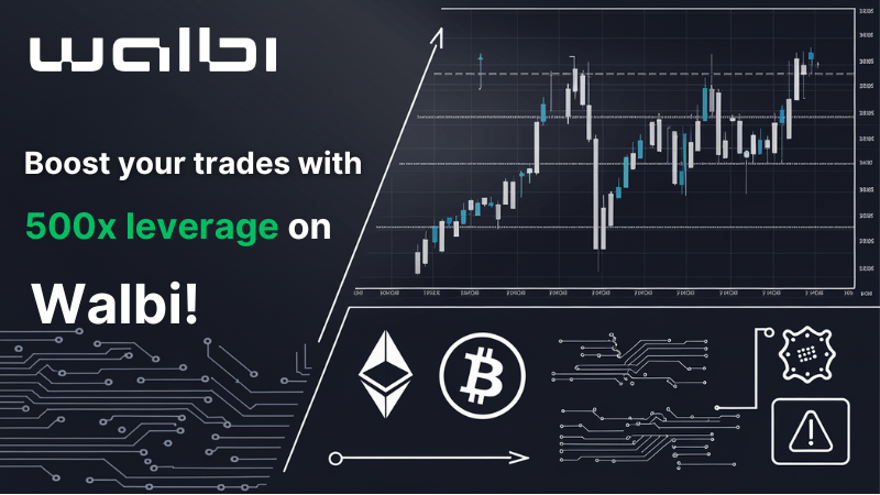 walbicom's tweet photo. 🔍 Understanding Leverage in Crypto Trading 🚀

Curious about boosting your trading potential? Leverage can be a powerful tool, amplifying both gains and risks. At Walbi, we offer up to 500x leverage, giving you the freedom to make the most of your trades with precision.

📊 What is Leverage?In simple terms, leverage means borrowing funds to increase your position size. With 500x leverage, you control up to 500 times the amount of your initial investment! This can mean significantly higher returns, but it also requires careful planning and risk management.
💡 Why Choose High Leverage?High leverage can be a game-changer for seasoned traders looking to maximize returns on smaller investments. It allows you to act quickly on market changes with a smaller initial outlay. Just remember, while leverage can magnify gains, it can also increase losses.

⚠️ Trade ResponsiblyWith great power comes great responsibility! Higher leverage should be used with caution. Start small, set stop losses, and stay informed about market trends.
Ready to take your trades to the next level? Explore Walbi’s 500x leverage option and unlock new possibilities in your trading journey!