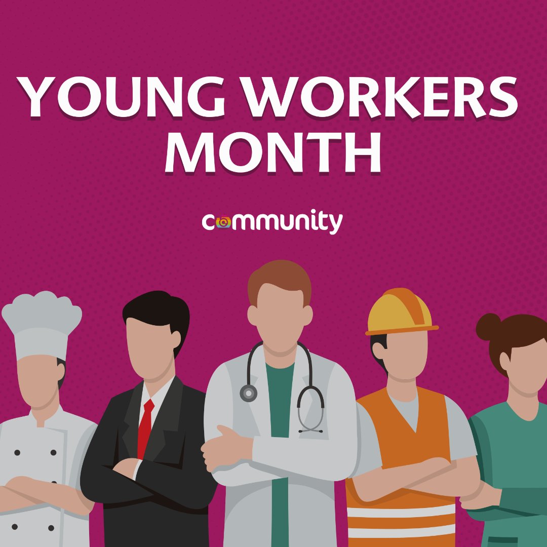CommunityUnion's tweet photo. Today marks the beginning of #YoungWorkersMonth !
Despite a lot of progress being made with workersโ rights in the UK, young people still experience exploitation in the workplace.
That's why we're stepping up for young workers and our next generation.๐
https://t.co/akT3I7LHk0 https://t.co/FqOB6RFN0S