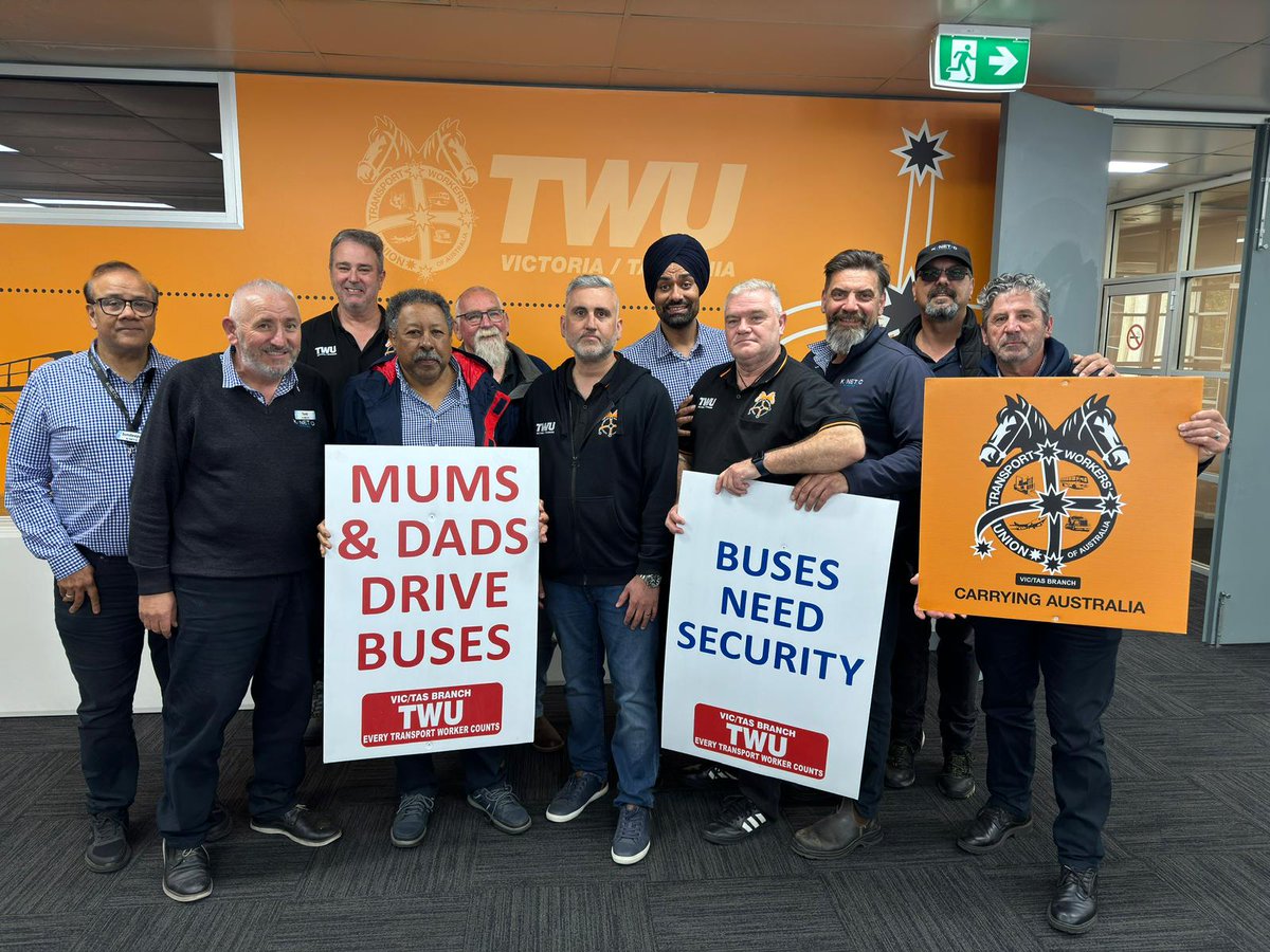 TWU Delegates are busy preparing for negotiations with major bus operators in 2025 🚍

It’s time to recognise how hard drivers work and support TWU’s vision for a safer &amp; fairer bus industry.