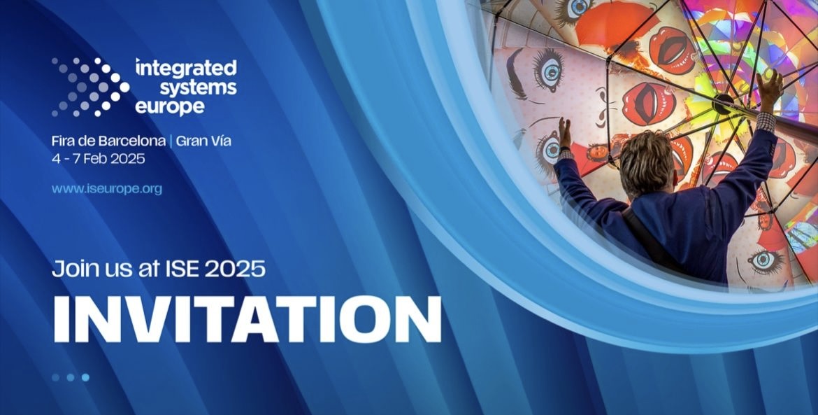 DesayDisplays's tweet image. Catch us at ISE 2025 in Barcelona! Discover the latest in audiovisual tech with Desay at Stand 3Q800, Feb 4-7. Register FREE with code: HFZHRDEW and save €215! #ISE2025 #DesayLED #AudiovisualTech #BarcelonaEvent