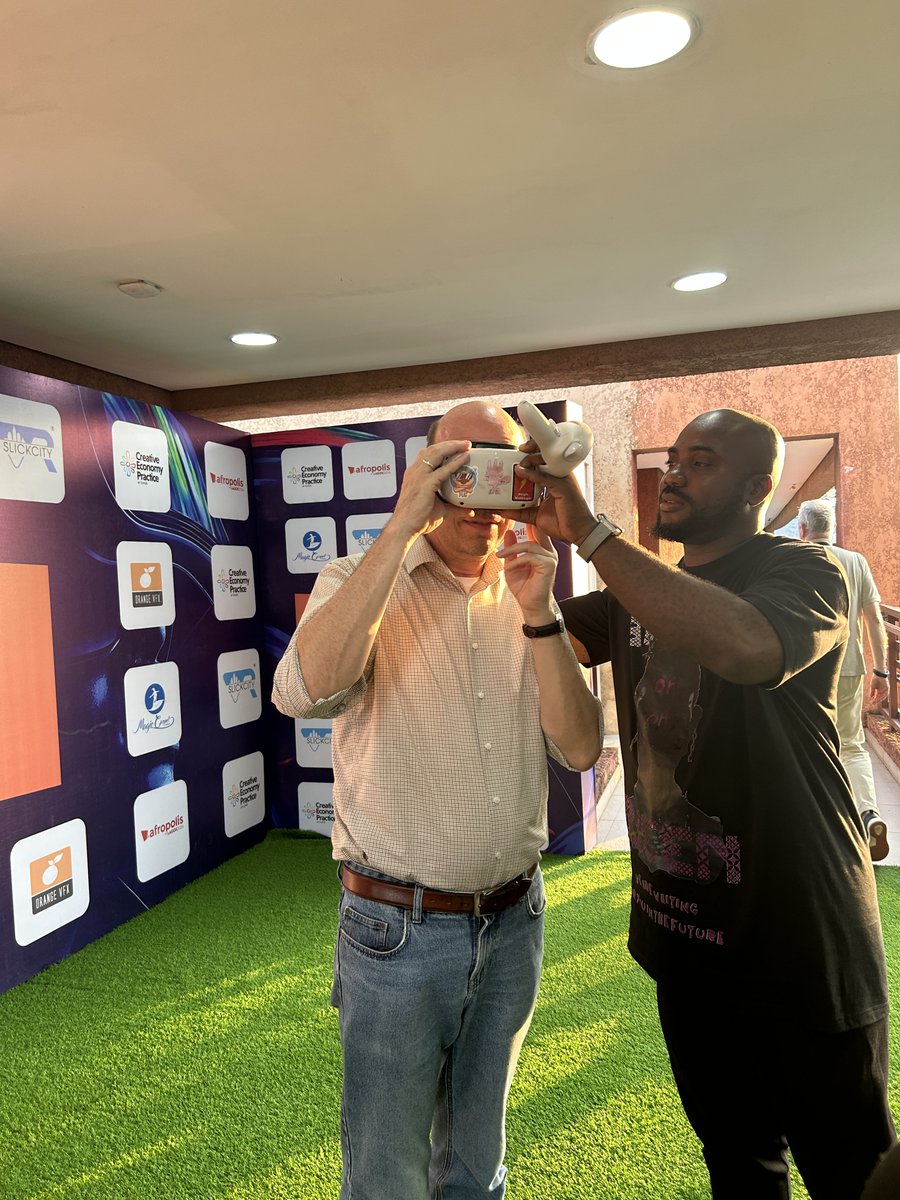 CcHUBCreative's tweet photo. It's the last day of The Nexus Showcase by @Cc_HUB's #CreativeEconomyPractice at #Afropolis
Don’t miss this opportunity to experience #Africanstorytelling like never before, where art, tech, and innovation meet through AI, Extended Reality, and Animation. https://t.co/hmNftXQrH2