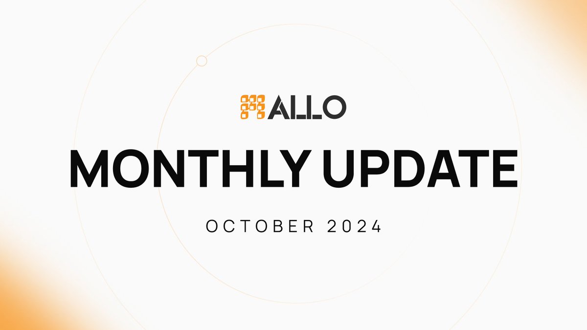 allo_xyz's tweet image. October was an epic month for Allo and our community with big milestones and achievements reached. Q4 is heating up with even more news coming soon! 🚀 

October Recap ⤵️