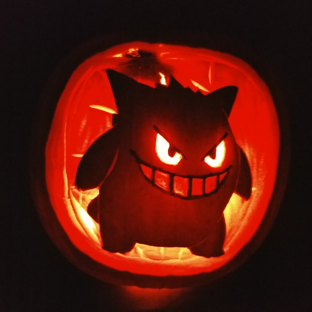 zefiro_torna's tweet photo. Here is the jack-o'-lantern I made for this year.🎃 https://t.co/f6daJDF3N6