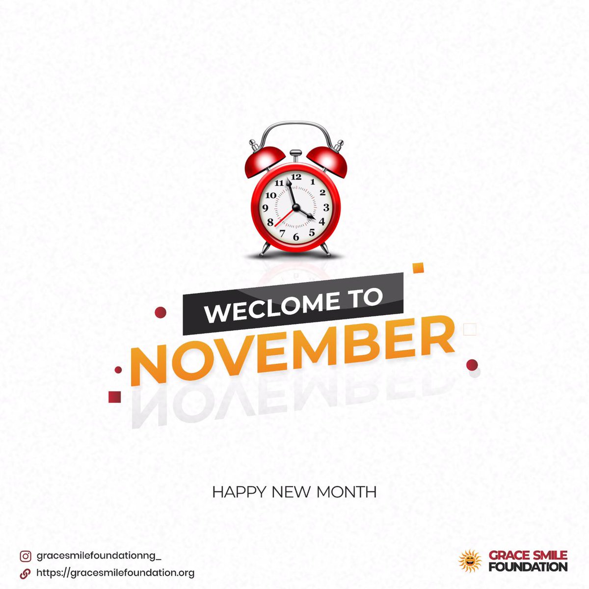 GraceSmileFDN's tweet photo. Let this month be one of overcoming obstacles, realizing your potential, and achieving your goals. Here’s to a month of possibilities and success.            
 Grace Smile Foundation wishes you a happy new month with lots of blessings, smile and fulfilment 🙏🏽🥰 https://t.co/2LlF9KYU3g