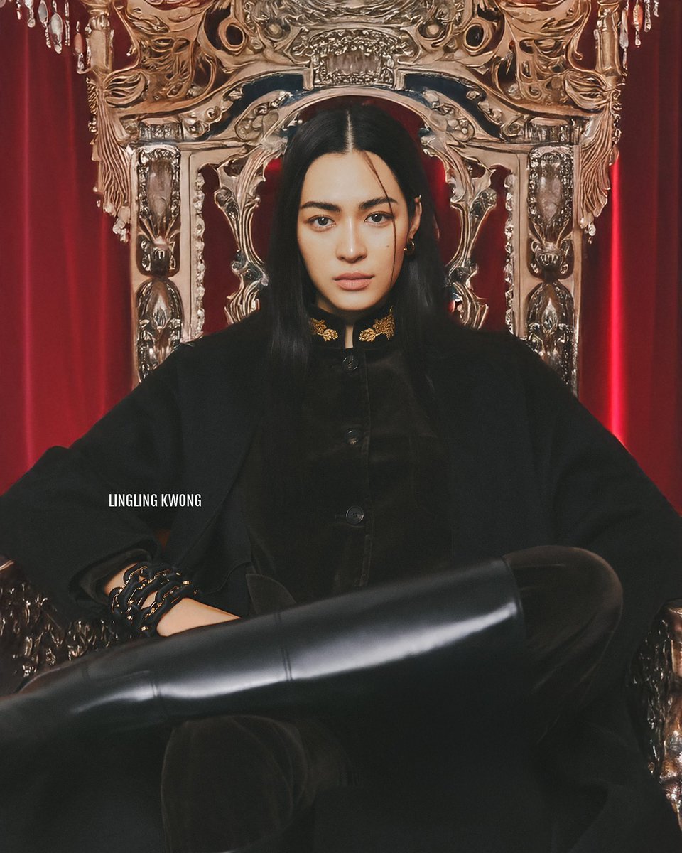 Nemolackofsleep's tweet photo. L’Officiel Thailand.                                     ‘ ทหารของข้า ’ 

LOFFICIEL TH X LINGLING
#LoroPianaFW24XLingLing 
#linglingkwong #หลิงหลิงคอง https://t.co/aWEgZETGyO