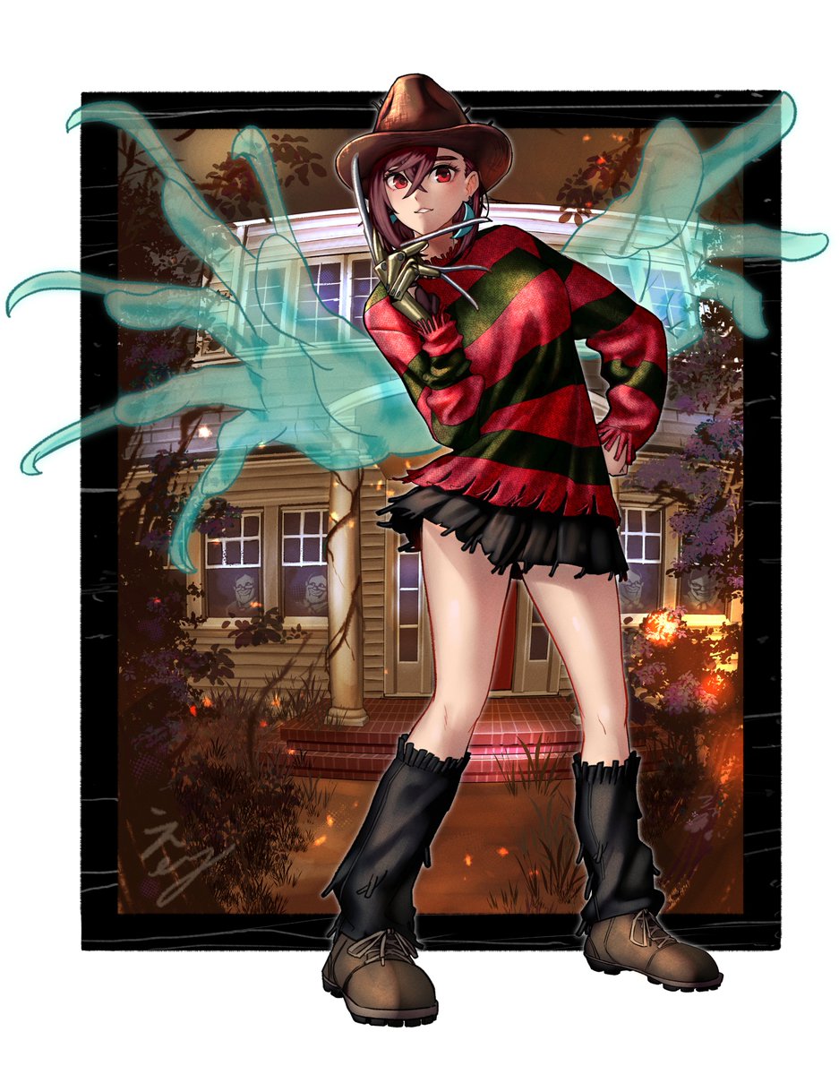 Momo Ayase, but moved into Elm Street.
#Dandadan #FreddyKrueger