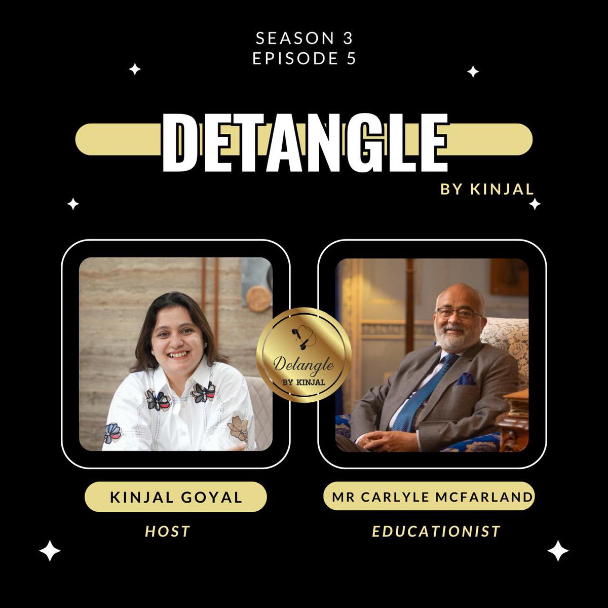 kinjalgoyal's tweet photo. Dive into holistic education with Mr Carlyle McFarland! 🎙️ Explore the power of nurturing every facet of a child's development, from sports to meditation. An enlightening conversation on #detanglebykinjal  #Education #HolisticLearning 

https://t.co/30aGnxlw6D https://t.co/NNOBDKtJYc