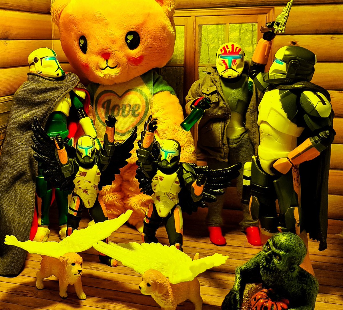 62Megumi6207's tweet image. #おもちゃ撮影会
#StarWars
#RepublicCommando 
#リパブリックコマンド 
「パーティー 3」