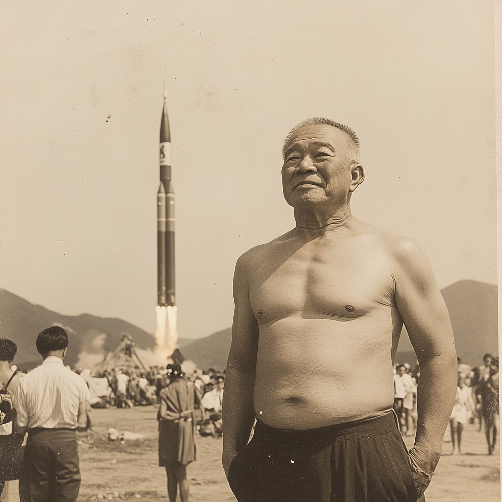 After losing my darling Ramon I fell into a deep melancholy. I could hardly eat, let alone continue my work. 

But a kind man in Cosmos introduced me to some North Korean developers who helped me get back on my feet.

It is time to conclude the Grandma Space Program trilogy.