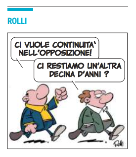 Finalmente chiarita la strategia.
(Da Il Secolo XIX)