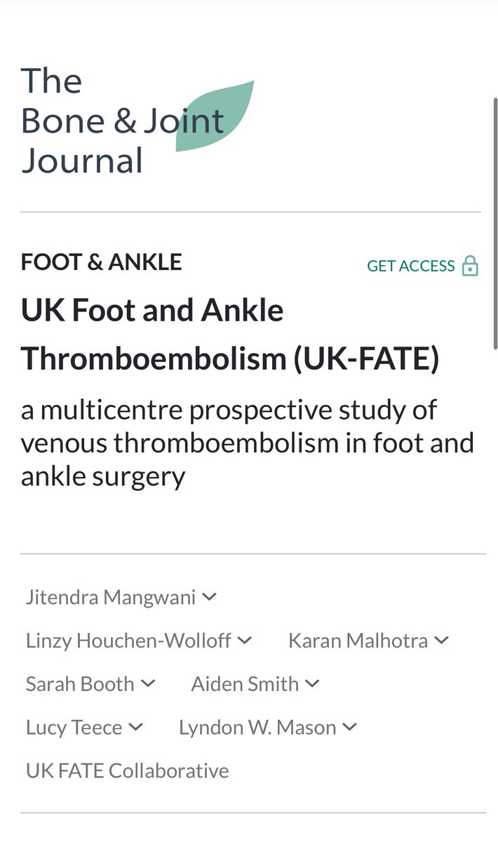 Liverpool Orthopaedic and Trauma Service (@liverpool_ortho) on Twitter photo The results of the <a href="/FATEaudit/">UK FATE Audit</a> has been published in <a href="/BoneJointJ/">The Bone & Joint Journal</a> <a href="/BoneJointPortal/">Bone & Joint</a> this month. Fantastic that we could contribute to this work and that our <a href="/Drlyndonmason/">Lyndon Mason</a> was one of the leads. <a href="/BOFAS_UK/">BOFAS</a> A great illustration of what collaboration can achieve boneandjoint.org.uk/Article/10.130… The results of the <a href="/FATEaudit/">UK FATE Audit</a> has been published in <a href="/BoneJointJ/">The Bone & Joint Journal</a> <a href="/BoneJointPortal/">Bone & Joint</a> this month. Fantastic that we could contribute to this work and that our <a href="/Drlyndonmason/">Lyndon Mason</a> was one of the leads. <a href="/BOFAS_UK/">BOFAS</a> A great illustration of what collaboration can achieve boneandjoint.org.uk/Article/10.130…