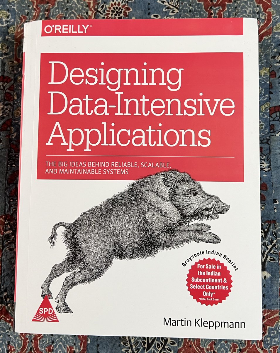 debasishg's tweet photo. The dead tree version has just landed .. Though I have read most of the book online, some books are best enjoyed this way! #DDIA .. Looking forward to the upcoming second edition .. https://t.co/up8bcj95zI