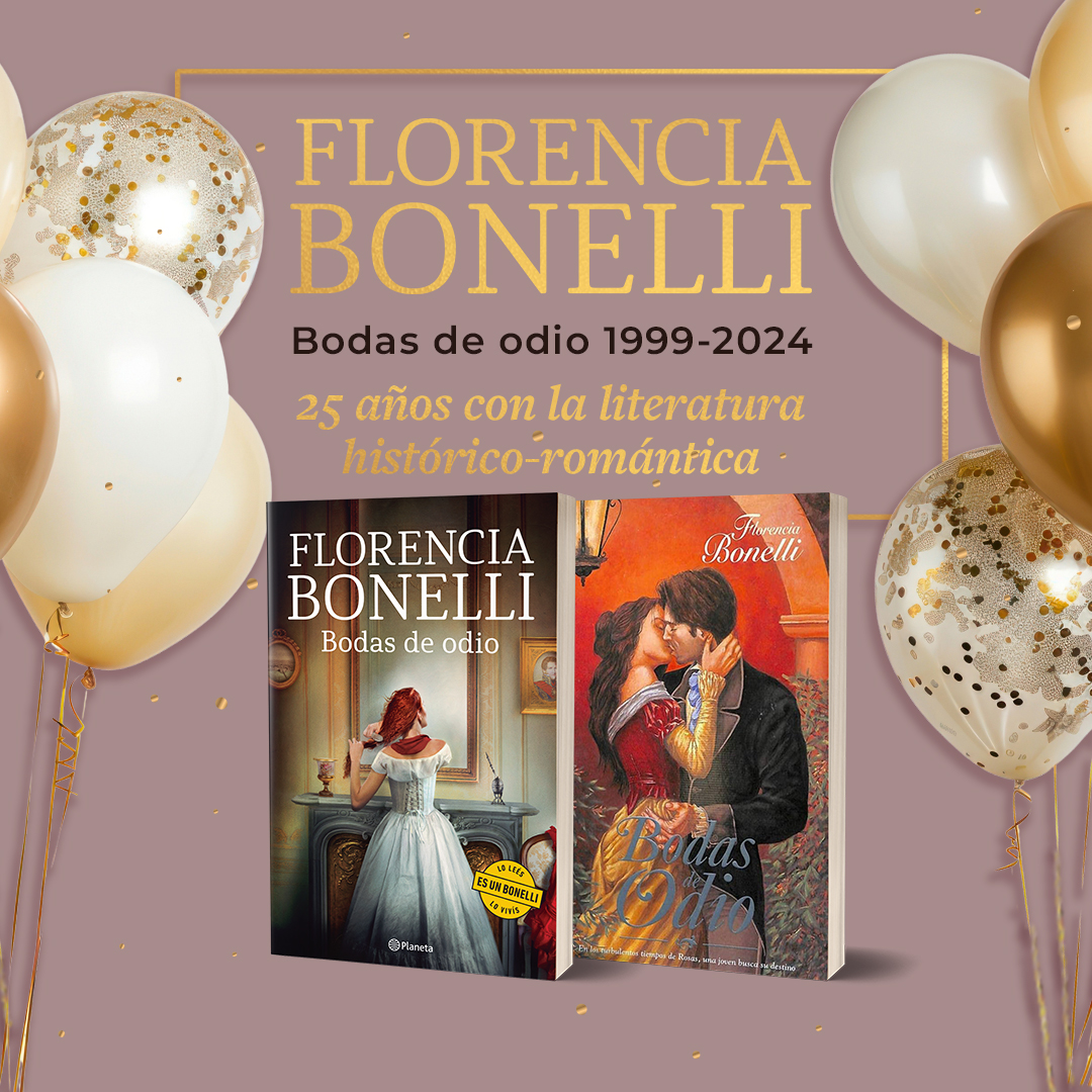 1° de nov 1999–1° de nov 2024 Veinticinco años atrás publicaba BODAS DE  ODIO y comenzaba un camino que fui construyendo gracias a ustedes, mis  queridas lectoras y mis queridos lectores, con, image size:1080x1080