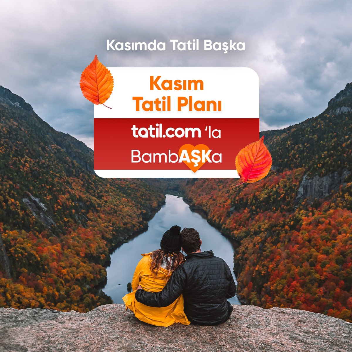 #Kasım tatil planı tatil.com’la bambAŞKa! 🧡Yepyeni keşifler, unutulmaz anlar ve hayalindeki #tatil rotaları seni bekliyor! 🌍✈️ 
Şimdi plan yapmanın tam zamanı! 🍁
📞444 9 051