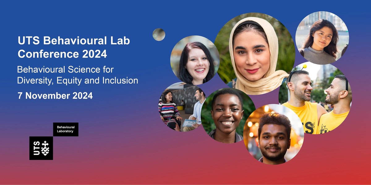 Elif Incekara-Hafalir (@elifincekara) on Twitter photo 2024 UTS Behavioural Lab Conference: Behavioural Science for Diversity, Equity and Inclusion on Nov 7th (lnkd.in/gkrbW5za). An amazing lineup of speakers: <a href="/jesspan13/">Jessica Pan</a> <a href="/NUSingapore/">NUS</a>, Prof Brown <a href="/UTS_Business/">UTS Business School</a>, Dr Tindall <a href="/B_I_Team/">The Behavioural Insights Team</a>. <a href="/UTS_Economics/">UTS Economics Department</a> 2024 UTS Behavioural Lab Conference: Behavioural Science for Diversity, Equity and Inclusion on Nov 7th (lnkd.in/gkrbW5za). An amazing lineup of speakers: <a href="/jesspan13/">Jessica Pan</a> <a href="/NUSingapore/">NUS</a>, Prof Brown <a href="/UTS_Business/">UTS Business School</a>, Dr Tindall <a href="/B_I_Team/">The Behavioural Insights Team</a>. <a href="/UTS_Economics/">UTS Economics Department</a>