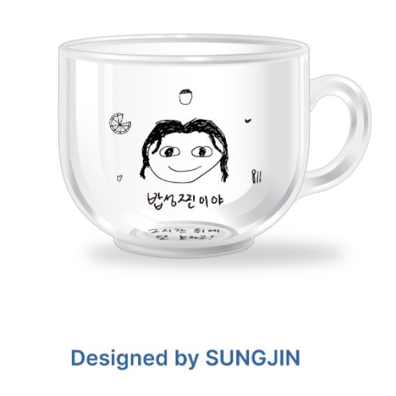 "Designed by SUNGJIN"

Yes I can see it very well😂💙