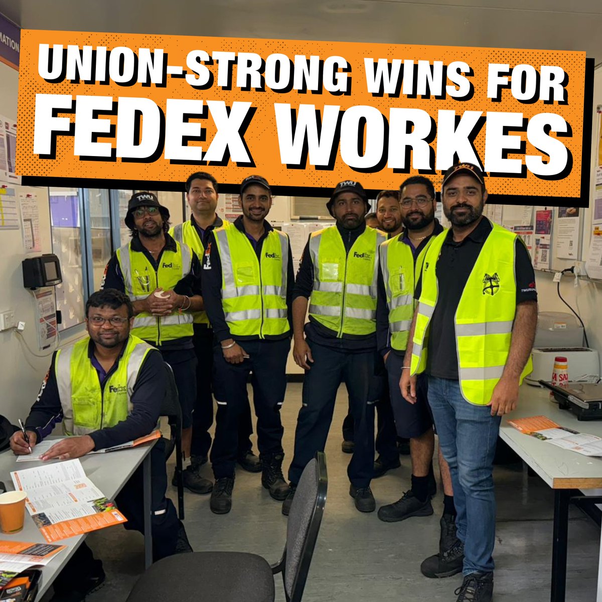 FedEx workers’ latest agreement will deliver union-strong improvements over the coming years 👊 Members have put in the hard yards and now the fight has paid off!
