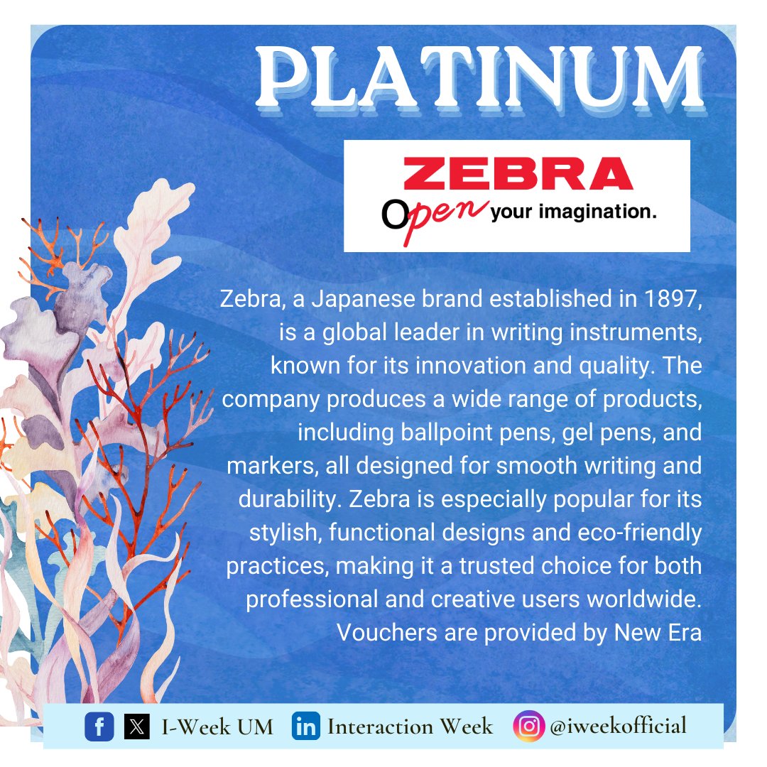 iweekofficial's tweet photo. 🏄‍♂️ 𝘼𝙝𝙤𝙮 𝙁𝙧𝙚𝙨𝙝𝙞𝙚𝙨! 🏄‍♀️ 🌊✨ Let’s give a massive shoutout to our Platinum Sponsors – Zebra, Artline, Whoosh Eyewear and Focus Point for their incredible support in making I-Week 24/25 a huge success! 🌊✨
¤━━━¤°¤━━━¤༛༺༻༛ ¤━━━¤°¤━━━¤
#IWeek2425 https://t.co/5VBVf69Z9f