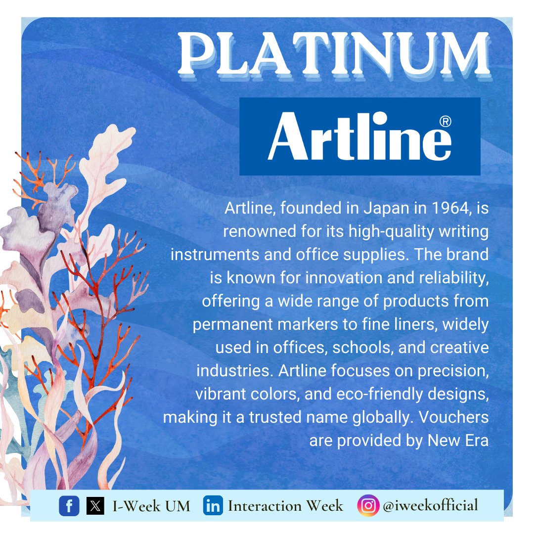 iweekofficial's tweet photo. 🏄‍♂️ 𝘼𝙝𝙤𝙮 𝙁𝙧𝙚𝙨𝙝𝙞𝙚𝙨! 🏄‍♀️ 🌊✨ Let’s give a massive shoutout to our Platinum Sponsors – Zebra, Artline, Whoosh Eyewear and Focus Point for their incredible support in making I-Week 24/25 a huge success! 🌊✨
¤━━━¤°¤━━━¤༛༺༻༛ ¤━━━¤°¤━━━¤
#IWeek2425 https://t.co/5VBVf69Z9f