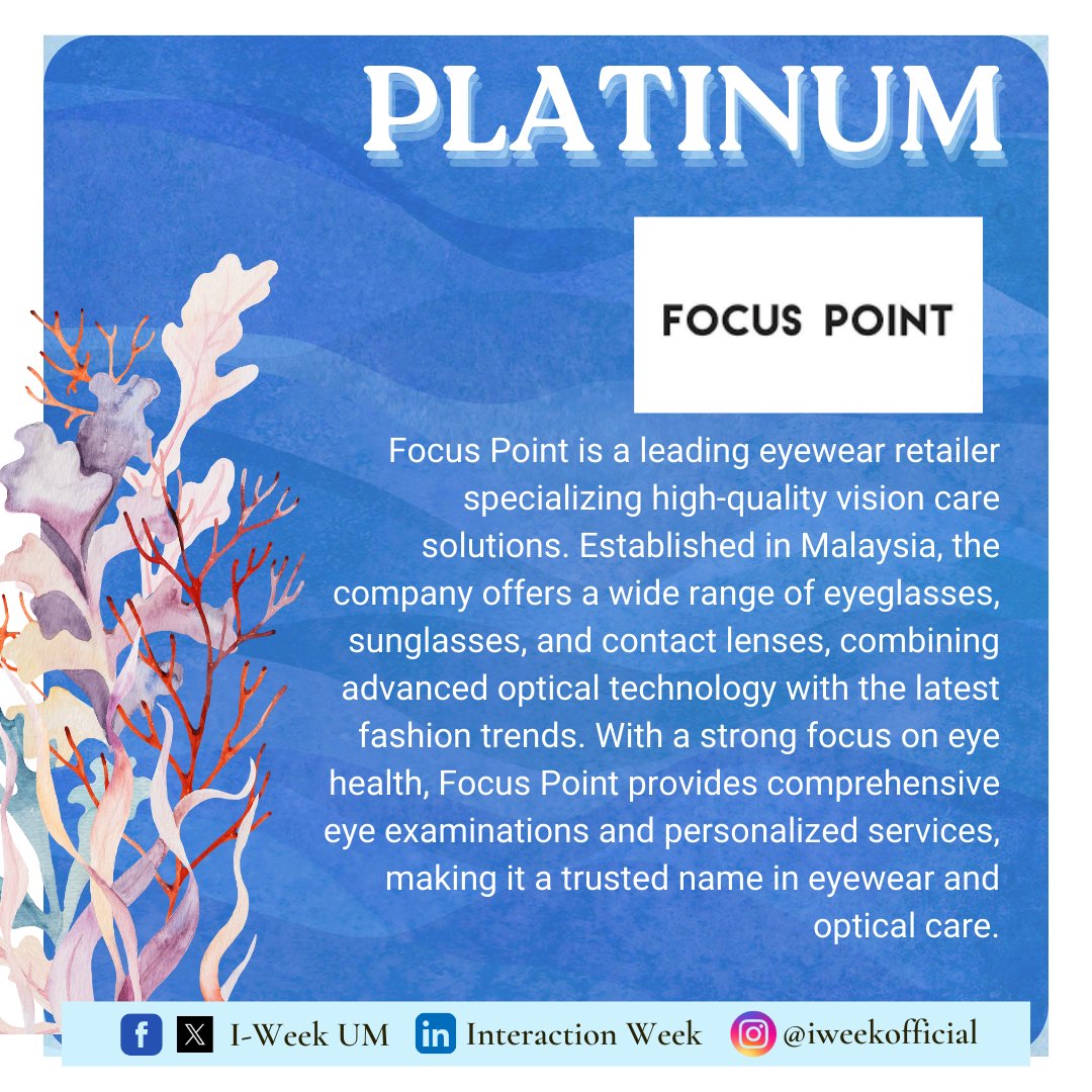 iweekofficial's tweet photo. 🏄‍♂️ 𝘼𝙝𝙤𝙮 𝙁𝙧𝙚𝙨𝙝𝙞𝙚𝙨! 🏄‍♀️ 🌊✨ Let’s give a massive shoutout to our Platinum Sponsors – Zebra, Artline, Whoosh Eyewear and Focus Point for their incredible support in making I-Week 24/25 a huge success! 🌊✨
¤━━━¤°¤━━━¤༛༺༻༛ ¤━━━¤°¤━━━¤
#IWeek2425 https://t.co/5VBVf69Z9f