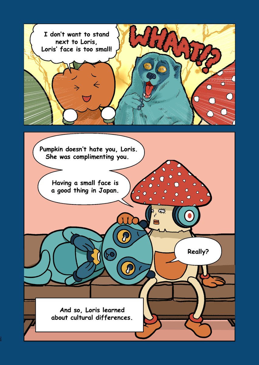 KCWatanabe3's tweet photo. EP 5:Little Face
#cultur_gap
#cultural_differences
#littleface
#Japan
#Japanese_Culture
#MushandLoris
#StoryTime
#WebComic
#IndieComics
#IndieArtist
#ComicArt
#comicbook
#manga https://t.co/7s9j4B6l9k