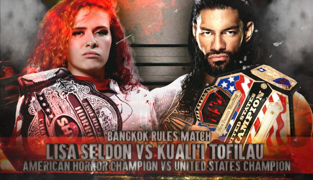 NewFrontierWres's tweet photo. 𝐄𝐥𝐝𝐫𝐢𝐭𝐜𝐡 𝐇𝐨𝐫𝐫𝐨𝐫 𝐯𝐬 𝐆𝐨𝐝 𝐨𝐟 𝐓𝐡𝐮𝐧𝐝𝐞𝐫!

𝐓𝐡𝐞 𝐀𝐦𝐞𝐫𝐢𝐜𝐚𝐧 𝐇𝐨𝐫𝐫𝐨𝐫 𝐂𝐡𝐚𝐦𝐩𝐢𝐨𝐧 𝐦𝐞𝐞𝐭𝐬 𝐓𝐡𝐞 𝐔𝐧𝐢𝐭𝐞𝐝 𝐒𝐭𝐚𝐭𝐞𝐬 𝐂𝐡𝐚𝐦𝐩𝐢𝐨𝐧 𝐮𝐧𝐝𝐞𝐫 𝐁𝐀𝐍𝐆𝐊𝐎𝐊 𝐑𝐔𝐋𝐄𝐒!
https://t.co/nr7gqBFGEQ https://t.co/jll91nj6wL