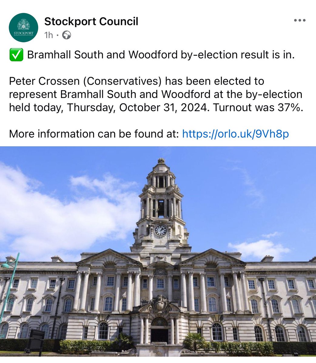 Cllr Peter Crossen (@pbcrossen) on Twitter photo 🚨 I’m delighted and honoured to have been elected to <a href="/StockportMBC/">Stockport Council</a> as the Cllr for Bramhall South & Woodford tonight. 🚨
Thank you to everyone who voted today and to my fellow candidates.
I will work my hardest to serve the people of Bramhall, Cheadle Hulme and Woodford. 🚨 I’m delighted and honoured to have been elected to <a href="/StockportMBC/">Stockport Council</a> as the Cllr for Bramhall South & Woodford tonight. 🚨
Thank you to everyone who voted today and to my fellow candidates.
I will work my hardest to serve the people of Bramhall, Cheadle Hulme and Woodford.
