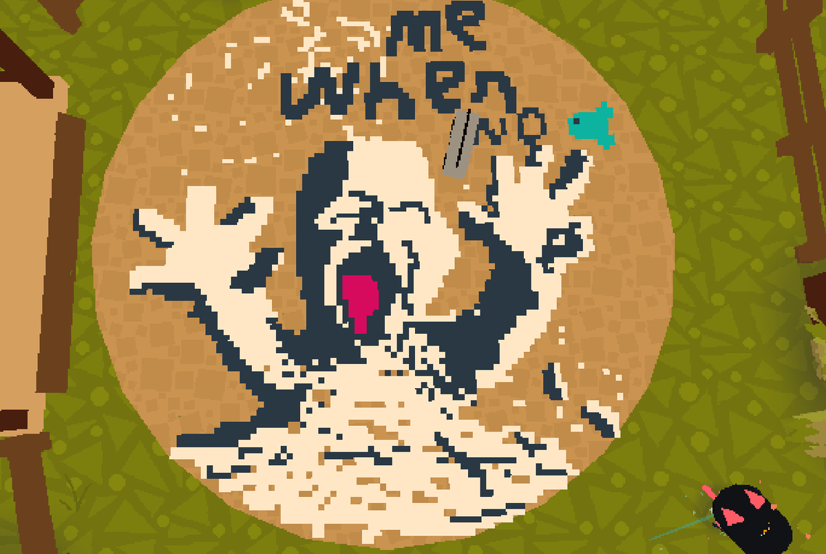 cakehatzombie's tweet photo. drew ash baby in webfishing lmao https://t.co/wHe7dHdXRd