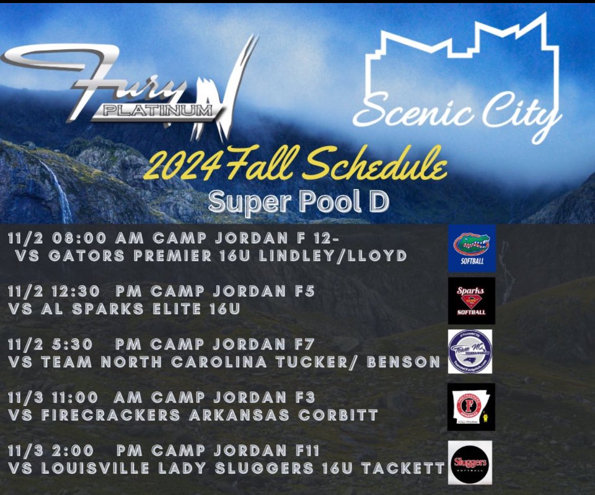 Come check us out this weekend in Chattanooga, Tennessee!!  Let's gooo!! <a href="/FuryPlatNatBelk/">Fury Platinum National Belk</a> #furyplatinum #letsgo <a href="/LineDsoftball/">Line Drive Media</a> <a href="/LegacyLegendsS1/">Legacy & Legends Softball</a> <a href="/ExtraInningSB/">EXTRA INNING SOFTBALL</a>