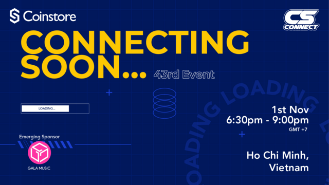 CoinstoreExc's tweet photo. ⏰ The countdown begins! Just few hours to go until CS Connect  in Ho Chi Minh City! 🇻🇳

Join us on today from 6:30pm - 9:00pm (GMT+7) for an evening of networking, insights, and exciting connections! 🎶✨

📍 Hurry! Limited seats left!: https://t.co/AZ9duwXtVR

Get ready to connect and load up on inspiration! 🔥 

#CSConnect #Coinstore #HoChiMinh